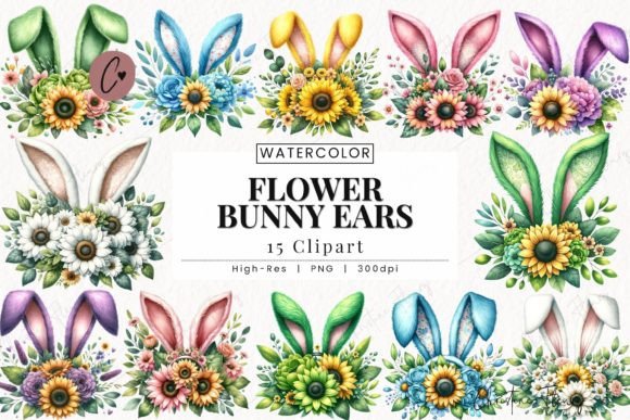 Download Flower Bunny Ears Clipart - Bunny ears clipart Collection
