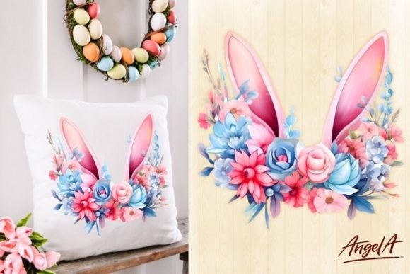 Download Easter Bunny Ears Clipart Sublimation - Bunny ears clipart Collection