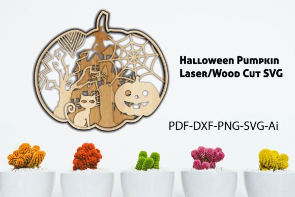 Download Halloween Pumpkin Laser Cut Wood Cut SVG - Laser cut wood Collection
