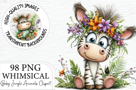 Download Baby Jungle Animals Clipart Bundle - Clipart bundle Collection