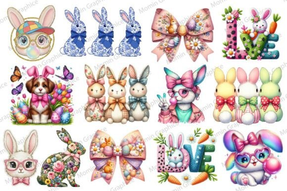 Download Easter Faux Yarn Clipart Bundle Crochet - Clipart bundle Collection